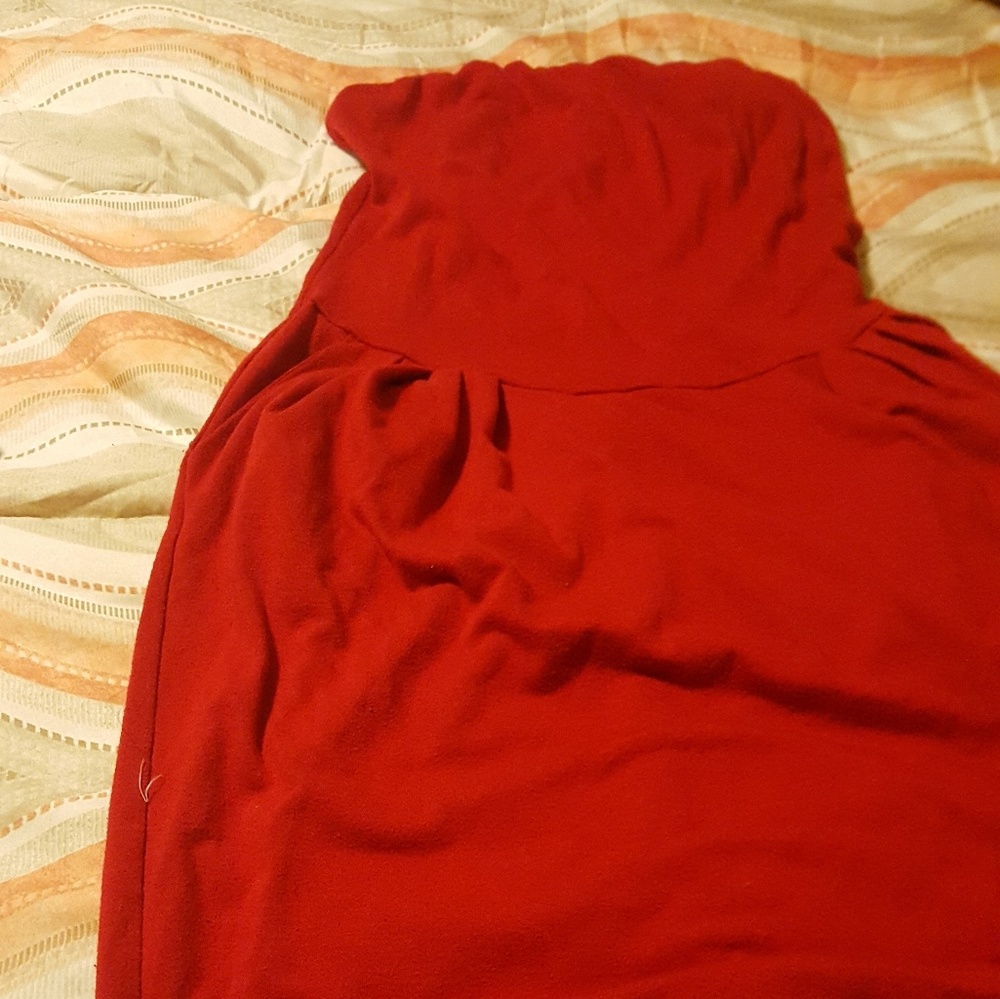 Red Tube Top Dress